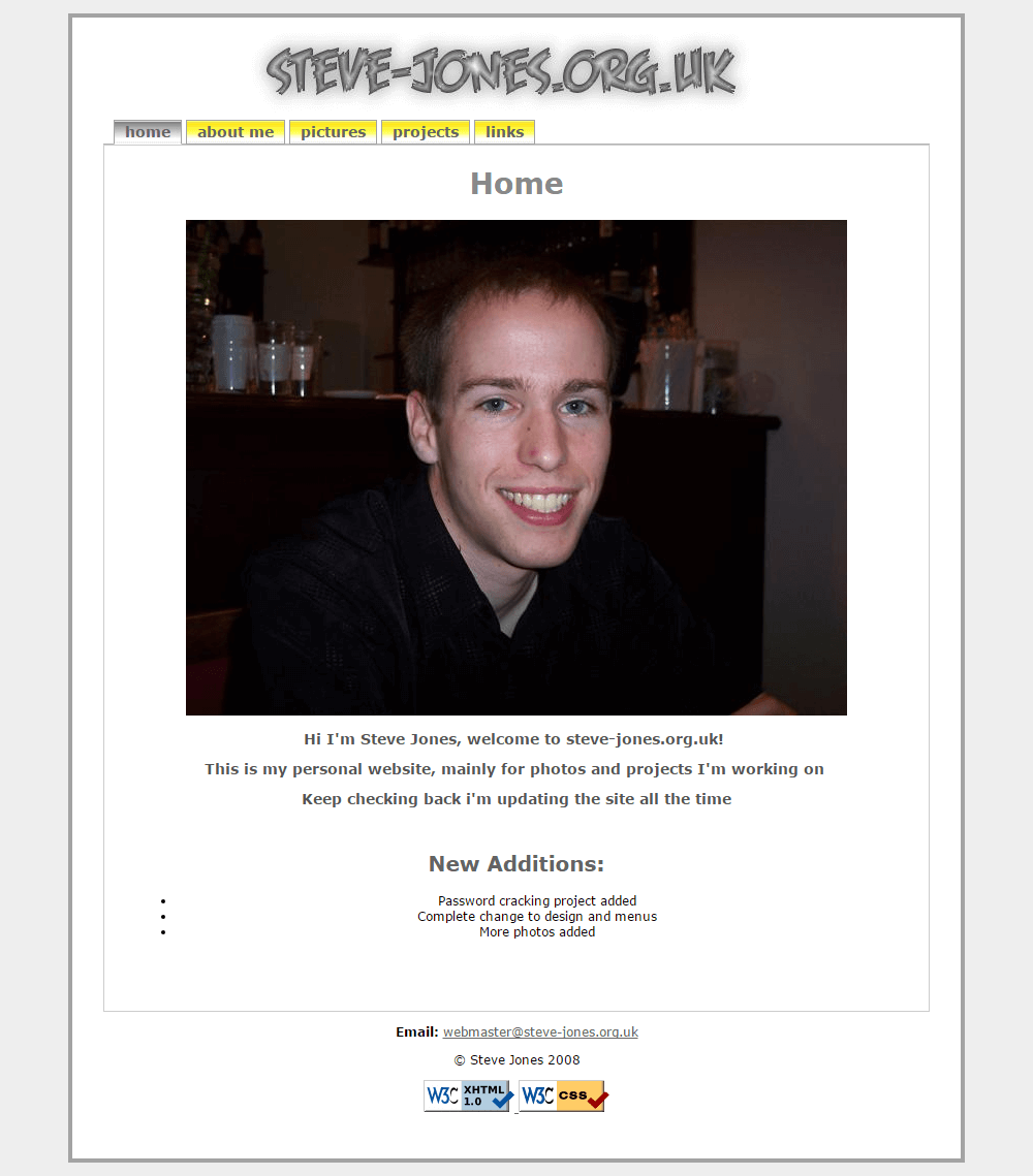 2008 Website
