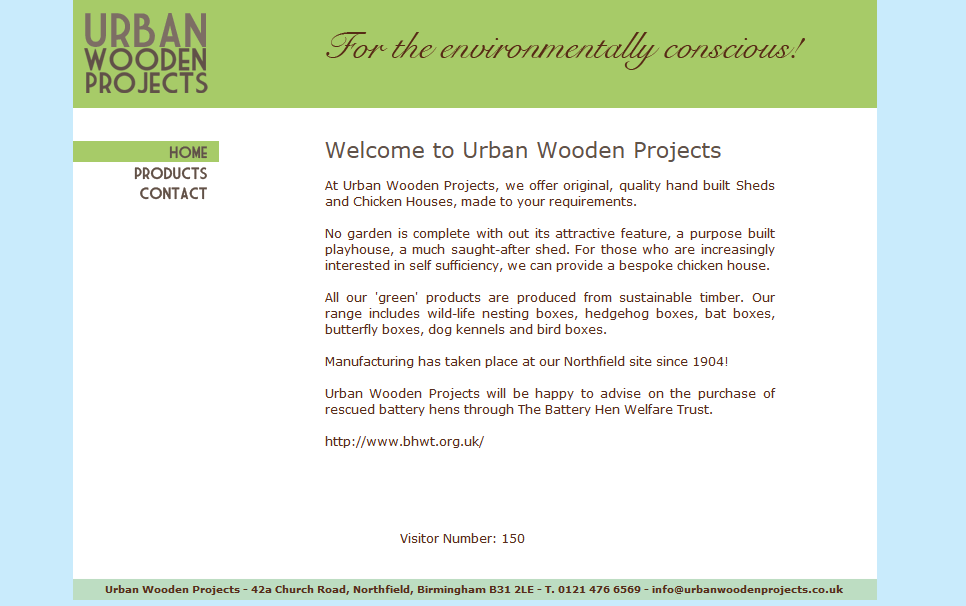URBAN WOODEN PROJECTS - HOME PAGE